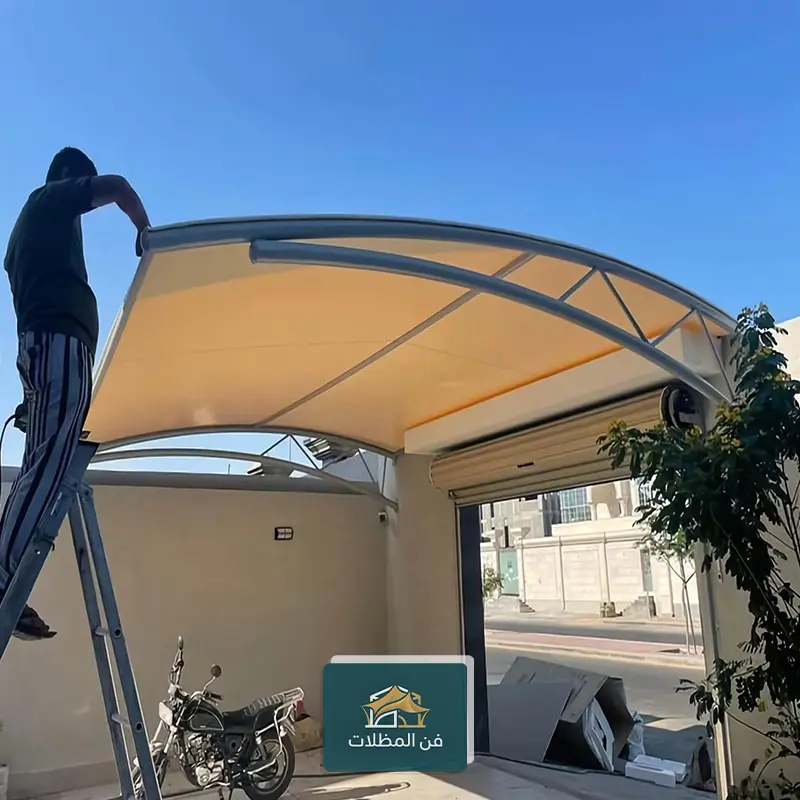 تركيب مظلات فوق الباب