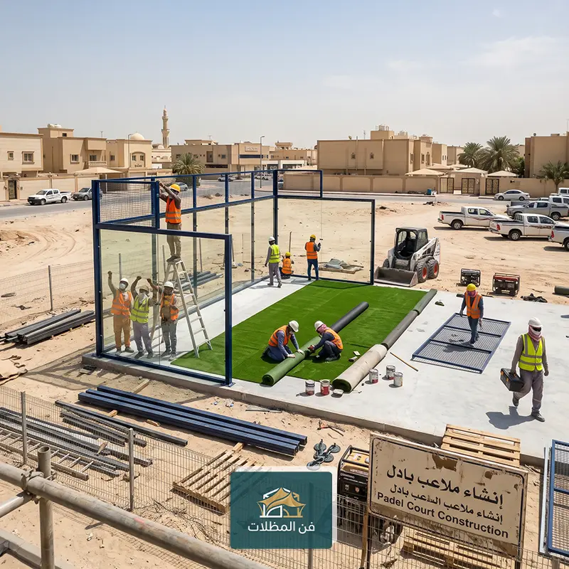 تركيب ملاعب بادل الدمام