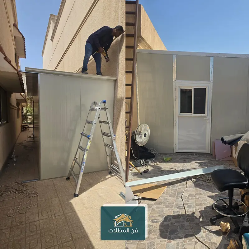 غرف ساندويش بانل حي الشاطئ